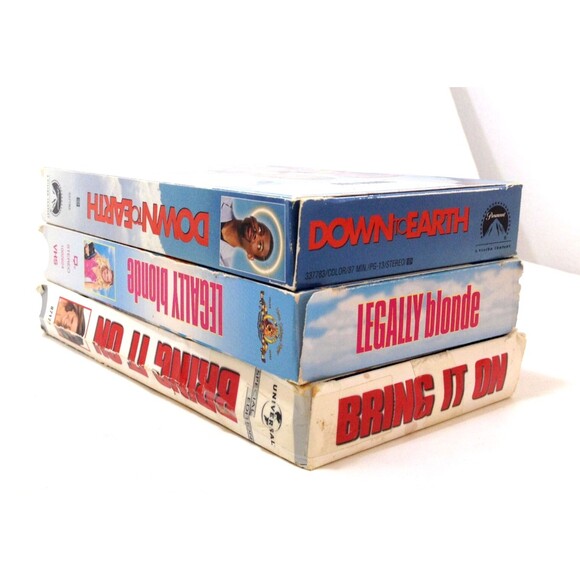 (3) Vintage Movie Lot VHS Bring It On  Legally Blond  Down To Earth Chris Rock - Picture 10 of 10
